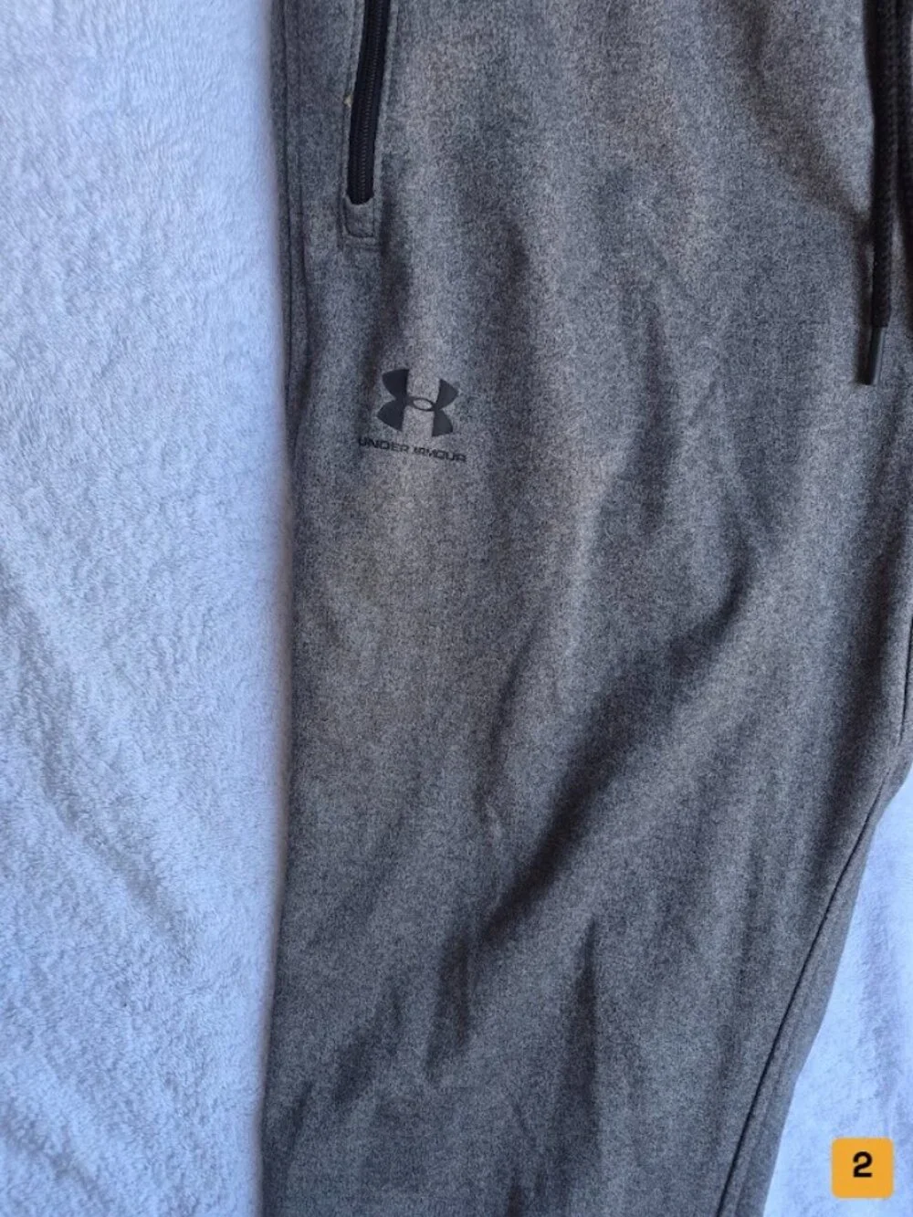 Under Armour Coldgear joggers Size LG gray - Picture 2 of 5